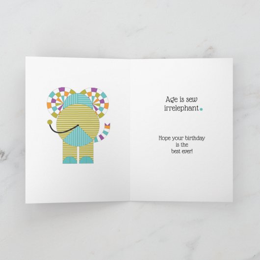 Leeftijd is irrelevant. kaart (Binnen)