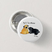 Leeftijd is slechts een getal ronde button 3,2 cm (Voorkant /achterkant)