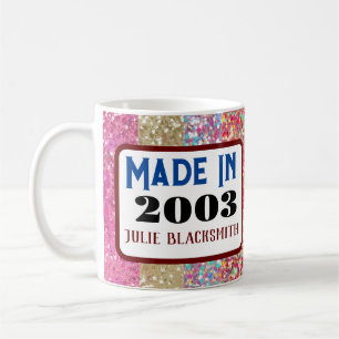 Leeftijd mok cadeau voor 21e verjaardag 2004