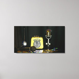 Leeftijd muziekcanvas afdrukken