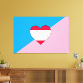 Leeftijd Pride Flag Canvas Afdruk (Insitu (Woonkamer))