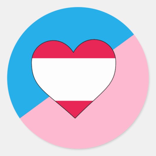 Leeftijd Pride Flag Ronde Sticker (Voorkant)
