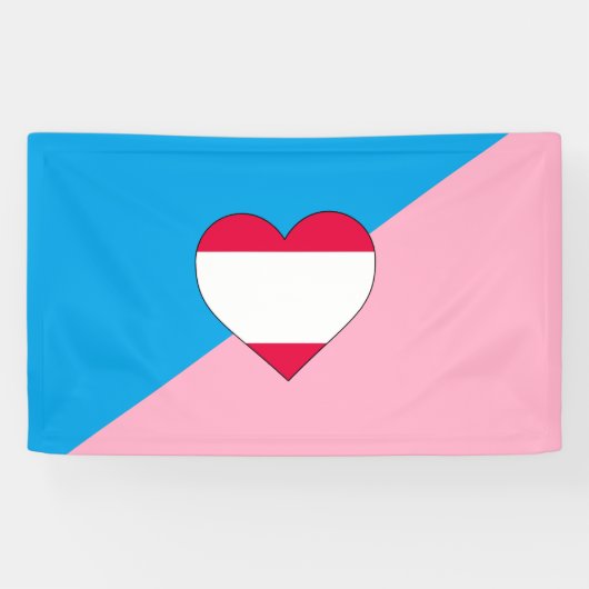 Leeftijd Pride Flag Spandoek (Horizontaal)