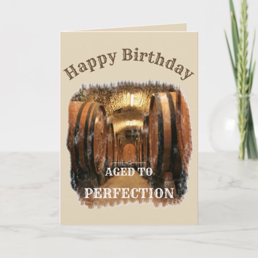 Leeftijd tot in de perfectie - Verjaardag Kaart (Voorkant)
