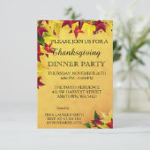 Leeftijd van de Thanksgiving in het najaar Kaart (Staand voorkant)