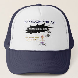 Leeftijden Wijsheid "leven om te leren" komische w Trucker Pet