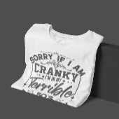 Leeftijdsthema grappig typografisch ontwerp Tri-Blend shirt