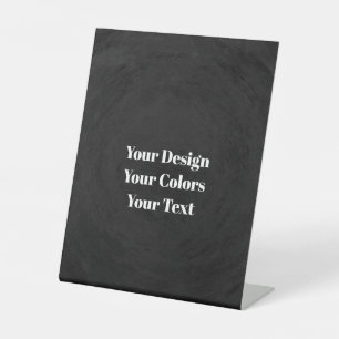 Leeg - Creëer uw eigen eigen exemplaar Reclamebord Met Voetstuk