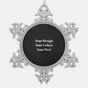 Leeg - Creëer uw eigen eigen exemplaar Tin Sneeuwvlok Ornament