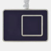 Leeg - Creëer uw eigen eigen exemplaar Verzilverd Kader Ornament (Voorkant)