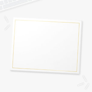 Leeg Elegant Goud Notitieblok