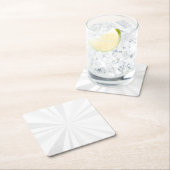 Leeg - Maak uw eigen gepersonaliseerde Vierkante Kartonnen Onderzetter (Insitu)