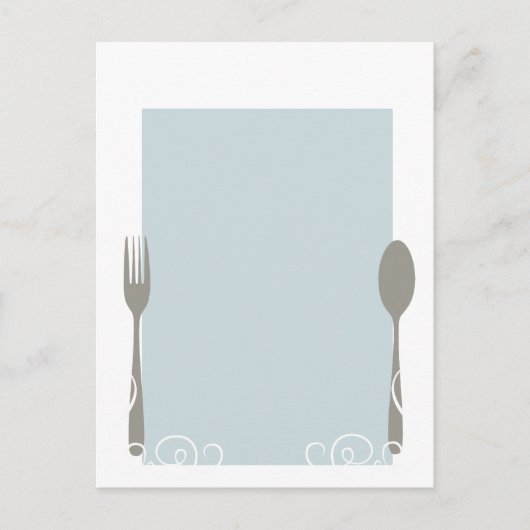 leeg menu (Voorkant)