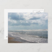 Leeg strand briefkaart (Voorkant / Achterkant)