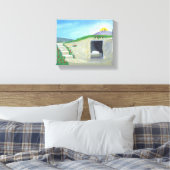 Leeg Tomb Canvas Afdruk (Insitu (Slaapkamer))