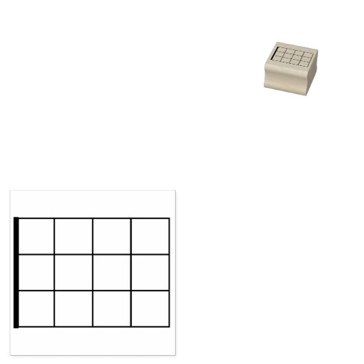 Leeg Ukelele-akkoord Rubberstempel (Gestempeld)