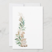 Leeg Voeg je eigen Sweet Little Lamb groen toe Kaart (Voorkant)