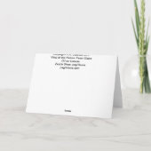 Leeg Wenskaart Hudson River Landschap Kaart (Achterkant)