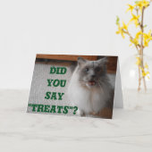 Leeg Wenskaart Kaart (Gele Bloem)