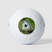 leegstaand vogelhuis golfballen (Voorkant)