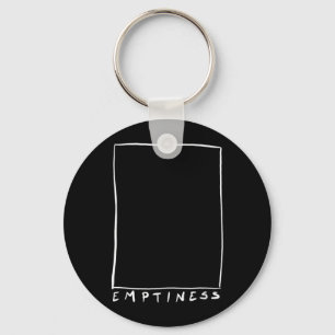 Leegte Grappig Sarcasme Humor Quote Leegte Sleutelhanger