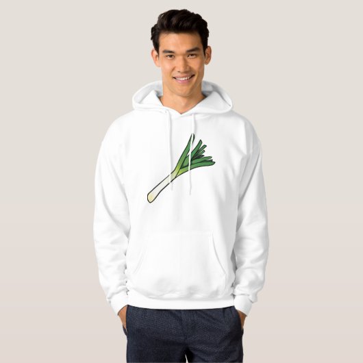 Leek Vegetable Hoodie (Voorkant volledig)