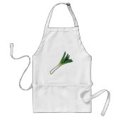 Leek Vegetable Standaard Schort (Voorkant)