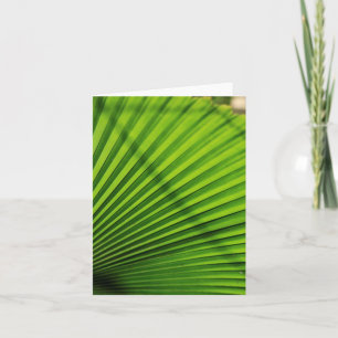 Leekpatroon van reuzenpalm notitiekaartje