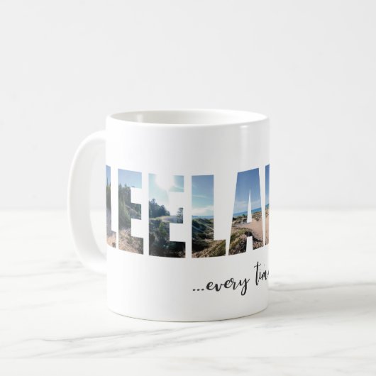 Leelanau Beach Art Photographie Mug (Devant gauche)