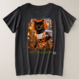 Leeloo MeowyPass Futuristisch Katten T-Shirt
