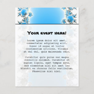 Leenece - Blue Fractal Flyer