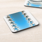 Leenece - Blue Fractal Onderzetter (Linkerzijde)