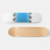 Leenece - Blue Fractal Skateboard (Horizontaal)