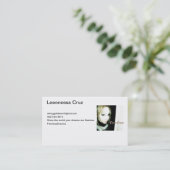 Leeonessa's visitekaartje (Staand voorkant)