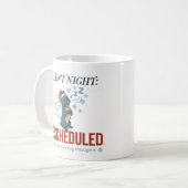 leepy Frenchie Christmas Quote Mug Design (Devant gauche)