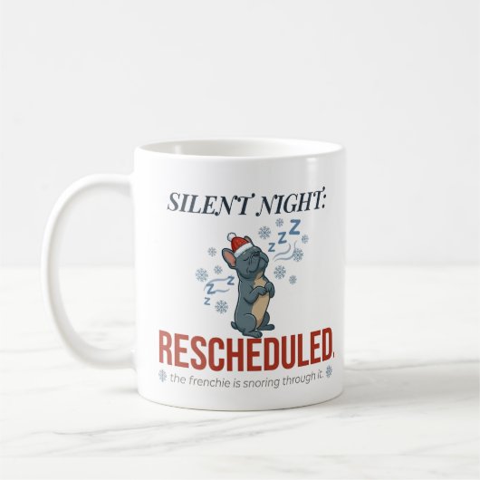 leepy Frenchie Christmas Quote Mug Design (Gauche)