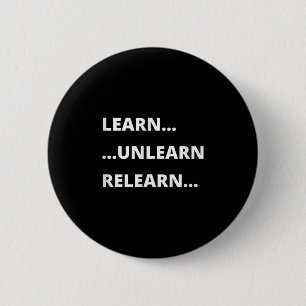Leer afleren Motivatie prijsopgave opnieuw leren Ronde Button 5,7 Cm