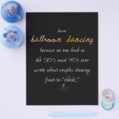 Leer Ballroom Dansen Cava Rosa Flyer (Enkel)