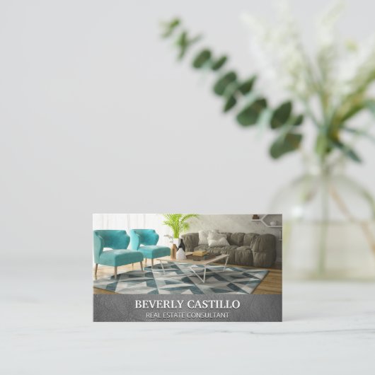 leer | Binnenland Visitekaartje (Staand voorkant)