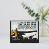 Leer de Grote Pistolen maken en testen! Briefkaart (Staand voorkant)