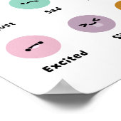 Leer gevoelens en emoties poster (Hoek)