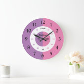 Leer het tijdstip | Gepersonaliseerd | Naam Groot Grote Klok (Huis)