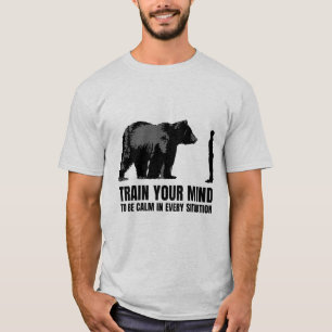 Leer je geest om rustig te zijn in elke situatie t-shirt