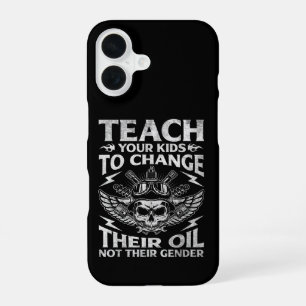 Leer je kinderen hun olie te vervangen Conservatie iPhone 16 Hoesje
