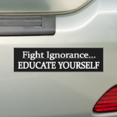 Leer jezelf ~ bumpersticker (Op auto)