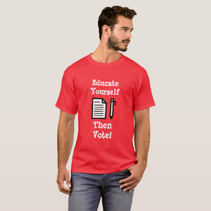 Leer jezelf en stem dan Shirt