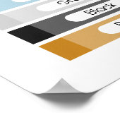 Leer Kleuren Poster (Hoek)
