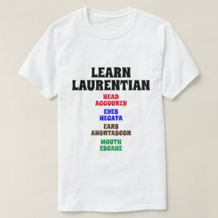 Leer Laurentiaans - Hoofd, Oog, Oor, Mond T-shirt