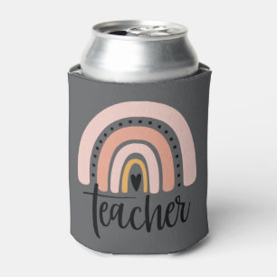 Leer Leraar Liefde Inspireren Cadeau Regenboog Blikjeskoeler