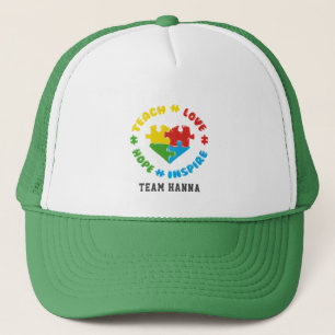 Leer Liefde Hoop Inspireren Aandacht Voor Autisme Trucker Pet